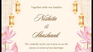 Nishita Weds Shashank [upl. by Woo]