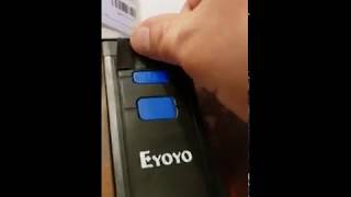 Eyoyo Bluetooth Barcode Scanner Setup  How to Silence Eyoyo  Eyoyo Barcode Scanner Manual [upl. by Nevi]