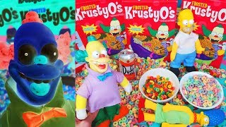 THE SIMPSONS CEREAL Krusty The Clowns Krustyos commercial [upl. by Bromleigh]