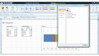 Basic statistics tutorial 21 Boxplots in Excel 2007 [upl. by Joelie]