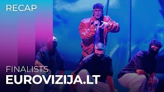 EurovizijaLT 2024 Lithuania  Finalists  RECAP [upl. by Airal497]