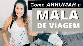 Como Arrumar a Mala de Viagem  8 Dicas da Re Nunes [upl. by Canotas]