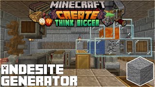 Surviving With Create 031  E18  Andesite Generator [upl. by Anhaj]