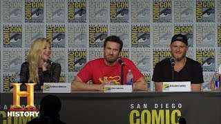 Vikings Season 4 SDCC Cast Panel San Diego ComicCon 2016  History [upl. by Ronel219]