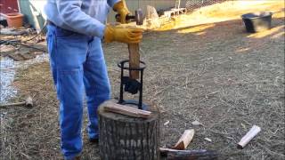 Kindling Cracker Firewood Kindling Splitter Review [upl. by Eudocia]