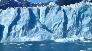 LuLu Belle Tours Passenger Video Glacier Calving [upl. by Wandis564]