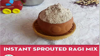 How To Prepare Little Moppet Foods Instant Sprouted Ragi Mix [upl. by Rosana]