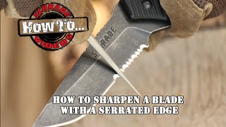 How To Sharpen A SerratedEdge Blade [upl. by Mogerly]