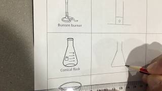 Drawing scientific equipment [upl. by Yemrots256]