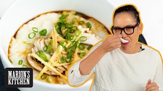 How To Classic Chicken Congee At Home ❤️  CookWithMe  Marions Kitchen [upl. by Taber]