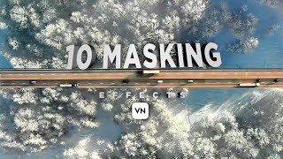 10 CREATIVE Masking Video Effect in Vn Video Editor [upl. by Katzen]