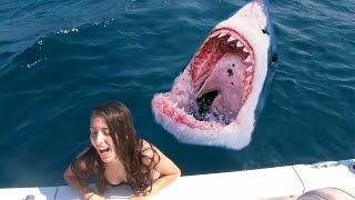 12 Shocking Shark Attacks Caught On Camera [upl. by Nibor893]