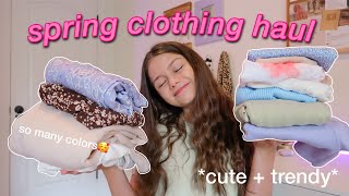 HUGE springsummer try on haul 2021 [upl. by Byrann]