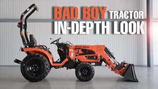 TRACTOR REVIEW  BAD BOY 2024H 24hp Subcompact Tractor [upl. by Annael629]