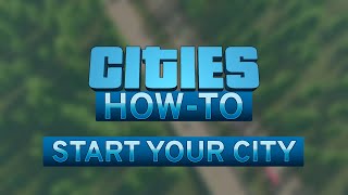 Cities Skylines  How To Start Your City  Xbox  PS4 [upl. by Lala979]