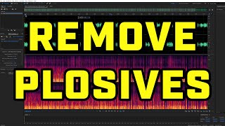 How to EASILY Remove Plosives from Audio in Adobe Audition 2020 [upl. by Gearalt209]