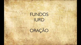 Fundo Oração  IURD  Tema 1 [upl. by Obala]