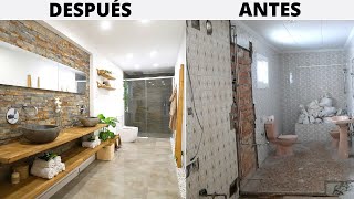 REFORMA BAÑO DE LUJO COMPLETA PASO A PASO  Transformación RADICAL de un baño [upl. by Reeta558]