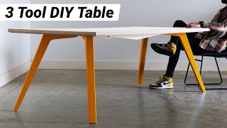 DIY Dining Table  Full Plans  Free [upl. by Marji]