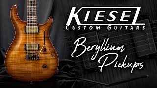 Kiesel Guitars  Beryllium Pickups Demo [upl. by Enicar]