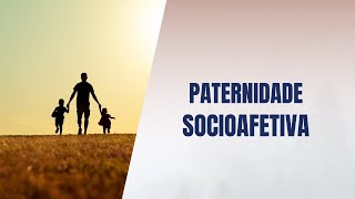 Paternidade socioafetiva [upl. by Rycca]