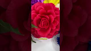 Beneficios de hacer flores en papel crepe [upl. by Svensen]