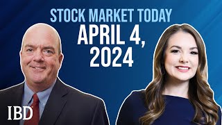 Stock Market Today April 4 2024 [upl. by Aihsit937]