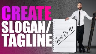 How To Create A Tagline Or Slogan Agency Process [upl. by Ecnerol]