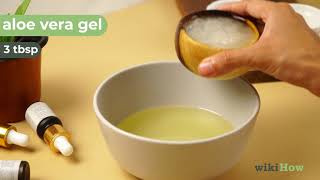 How to Mix Aloe Vera Gel with Oils [upl. by Tsirc]