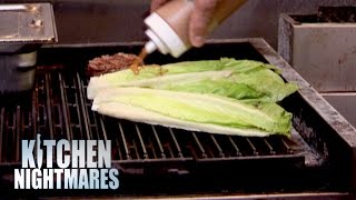 Chef Serves Gordon Grilled Lettuce  Kitchen Nightmares [upl. by Hallock]