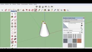 Cono en sketchup [upl. by Aillemac]