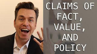 Claims of Fact Value and Policy  COMMUNICATION STUDIES [upl. by Llerot]