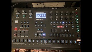 NEW Elektron Analog Four Mk2 Black all factory patterns  NO TALKING [upl. by Leiser969]