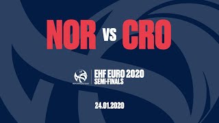 RELIVE  Norway vs Croatia  Semifinals  Mens EHF EURO 2020 [upl. by Oikim783]