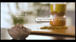 How to Make Ragi Finger Millet Porridge for Babies [upl. by Yorick]