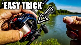 How to Remove a Backlash FAST BAITCASTER TIP [upl. by Claus]