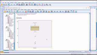 Creating and Interpreting Boxplots in SPSS [upl. by Stoddard945]