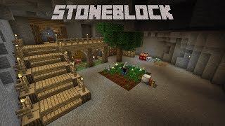 StoneBlock  SIMPLE MOB FARMING E02 Modded Minecraft [upl. by Anotyad]