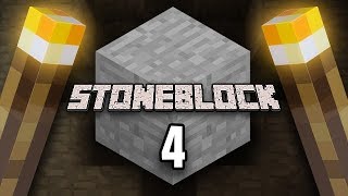 Minecraft StoneBlock Survival Ep 4  ALMOST GONE VERY WRONG [upl. by Ahsekahs]