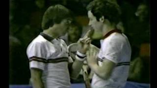 Chicago 1982 Michelob  Connors vs McEnroe flareup [upl. by Harobed]