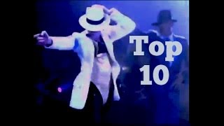 BEST DANCE MOVES  Top 10  Michael Jackson [upl. by Ahcsat]