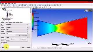 Ansys WorkBench  Fluent CD Nozzle tutorial [upl. by Charity]