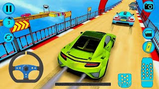 Rampa Yarış Araba Oyunu  Araba Stunts Oyunu  İmkansız Araba Oyunları 3D Android iOS [upl. by Harrus]