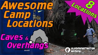 Awesome Camp Locations with Caves and Overhangs  Fallout 76 [upl. by Efar]