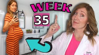 35 Weeks Pregnant  What to Expect at 35 Weeks in Months [upl. by Ecydnak]