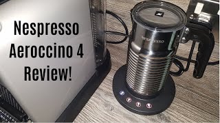 Nespresso Aeroccino 4 Milk Frother Review  Worth upgrading from the Aeroccino 3 [upl. by Leventis]