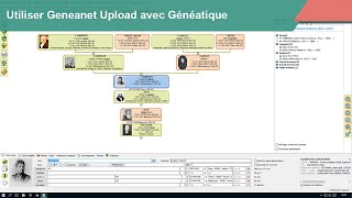 Utiliser Geneanet Upload avec Geneatique [upl. by Novhaj473]