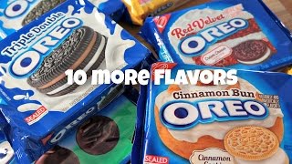 Tasting 10 More Flavors of Oreos [upl. by Ecyal]