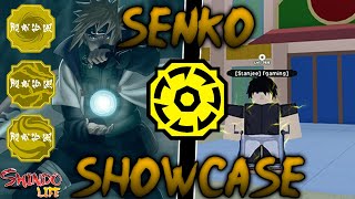 Shindo Life Senko Showcase [upl. by Nueovas]