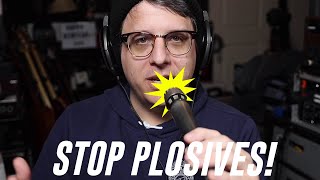 How To Reduce Plosives In Your Recordings  Streams for Free [upl. by Nairolf]